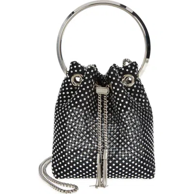 Jimmy Choo Bon Bon Crystal Mesh Pouch