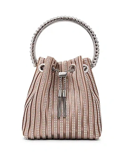 Jimmy Choo Bon Bon Crystal Mini Bag In Macramé