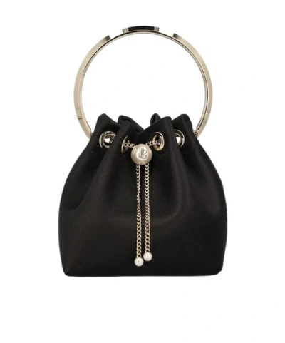 Jimmy Choo Bon Bon Drawstring Bucket Bag