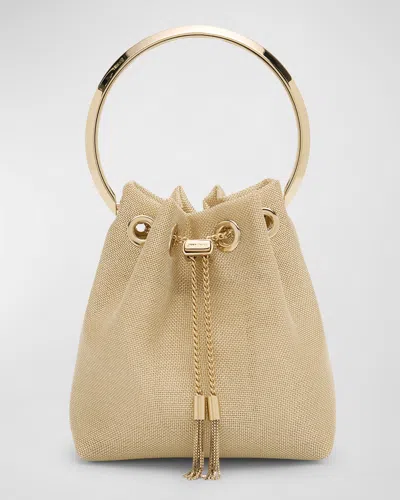 JIMMY CHOO BON BON DRAWSTRING BUCKET BAG