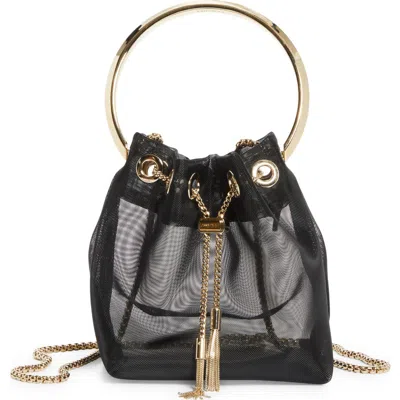 Jimmy Choo Bon Bon Crystal Embellished Pouch In Multi