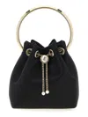 Jimmy Choo Leather Bucket Bag Chain Detail