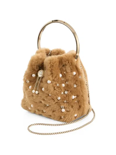 Jimmy Choo Bon Bon Handbag In ブラウン