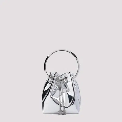 Jimmy Choo Bon Bon Handbag In Silver