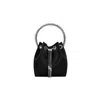 Jimmy Choo Bonbon Handbag With Drawstring Closure And Circular Metal Handle