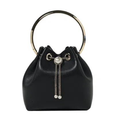 Jimmy Choo Bon Bon Mini Bag In Black