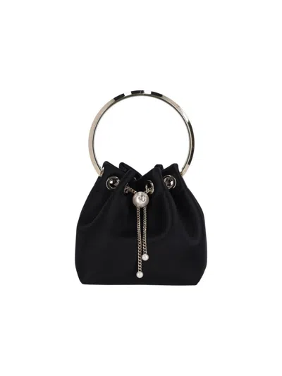 Jimmy Choo Bon Bon Mini Bucket Bag - Black