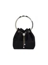 Jimmy Choo Bon Bon Bucket Bag In Black