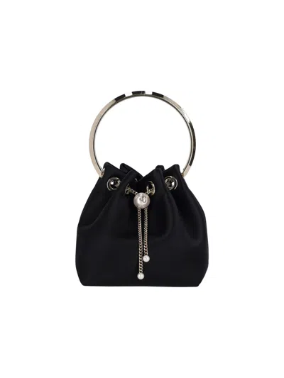 JIMMY CHOO "BON BON" MINI BUCKET BAG