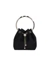 Jimmy Choo Bon Bon Mini Bucket Bag In Black