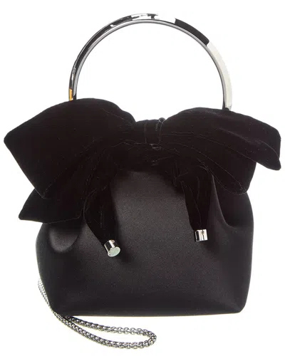 Jimmy Choo Bon Bon Satin & Velvet Bucket Bag