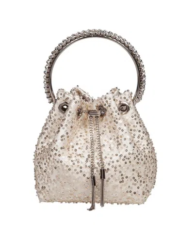 Jimmy Choo Bon Bon Satin Bag In Multi