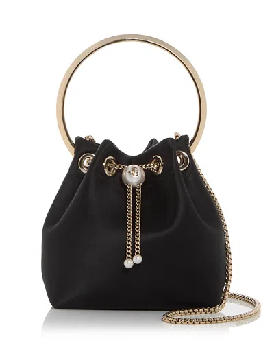JIMMY CHOO BON BON SATIN TOP HANDLE BAG