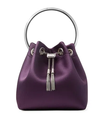 JIMMY CHOO BON BON SATIN TOP-HANDLE BAG