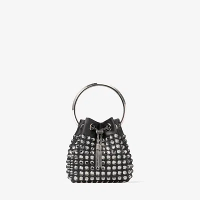 Jimmy Choo Bon Bon In Schwarz/rauch/dunkelsilber