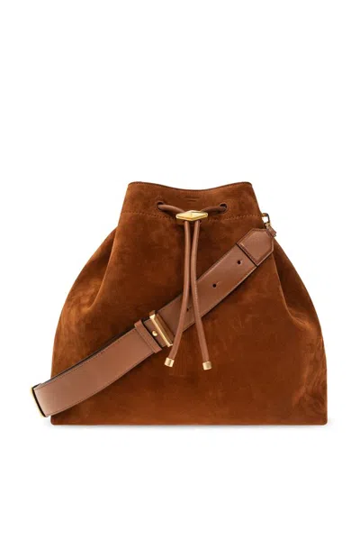 Jimmy Choo Bon Bon Shoulder Bag In Brown