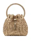 Jimmy Choo Bon Bon Shoulder Bag In Gold