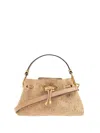 Jimmy Choo Small Bon Bon Logo-embellished Shoulder Bag In Neutrals