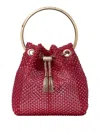 Jimmy Choo Bon Bon Shoulder Bag In Red