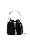 Jimmy Choo Bon Bon Top-handle Tote Bag In Black