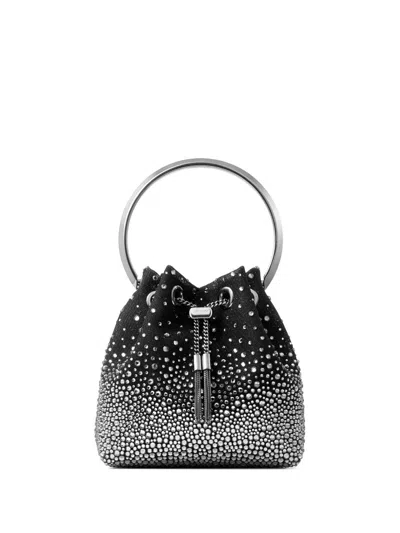Jimmy Choo Bon Bon Tote Bag In Black