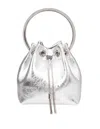 Jimmy Choo Bon Bon Bon Bon Bon In Leather In Silver
