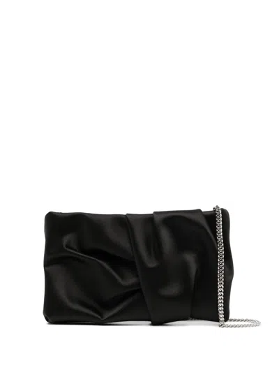 Jimmy Choo Bonny Clutch Bag In Black