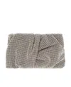 Jimmy Choo Embellished Bonny Clutch Bag In Nude