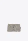 Jimmy Choo Embellished Bonny Clutch Bag In Silver
