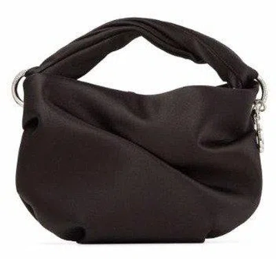 Jimmy Choo Bonny Top Handle Bag In Nero