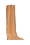 Jimmy Choo Calf Leather Blake Boots With Wedge Heel