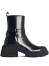Jimmy Choo Women Patent-leather Conny Ankle Boots In Black