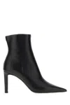 Jimmy Choo Frankie 85 Calf Leather Ankle Boots In Black