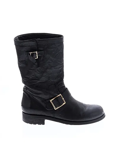 Pre-owned Jimmy Choo Boots In Black