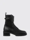 Jimmy Choo Rosabel Leather Lace-up Combat Boots Shoes In Black
