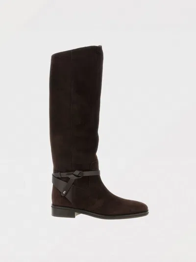 JIMMY CHOO BOOTS JIMMY CHOO WOMAN COLOR BROWN,H42971032