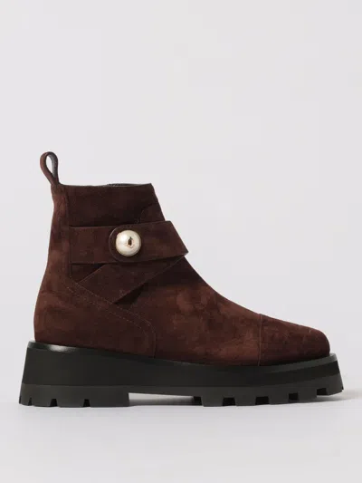 JIMMY CHOO BOOTS JIMMY CHOO WOMAN COLOR COCOA,H37056113