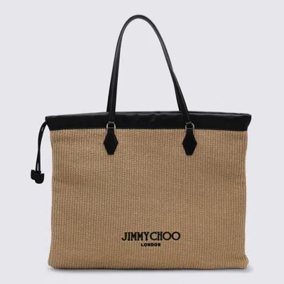 Jimmy Choo Borse... Natural/black/light Gold In Multi