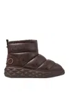 Jimmy Choo Solid Color Snow Boots In Burgundy