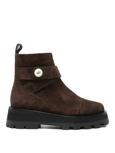 JIMMY CHOO BOTINES - MARRÓN