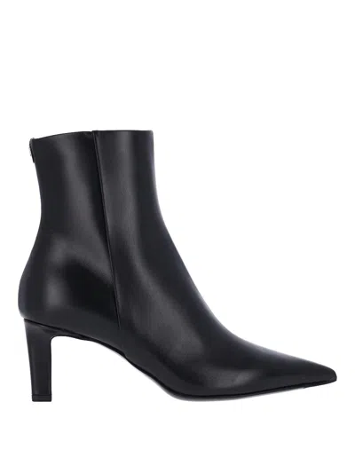 Jimmy Choo Frankie 65mm Leather Ankle Boots In Animal Print