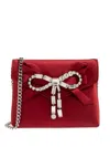 Jimmy Choo Bow Chain Mini Bag In Red