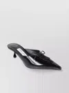 Jimmy Choo Bow Corset Drop Heel Leather Mule