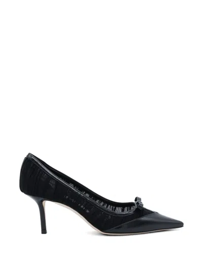 Jimmy Choo Bow-embellishment Pumps In Black