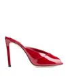 Jimmy Choo Brigitte 100mm Patent Leather Mule Pumps In Red