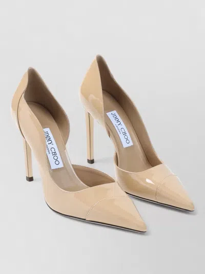 Jimmy Choo Brigitte 100 Patent Leather Pointed Toe Pumps