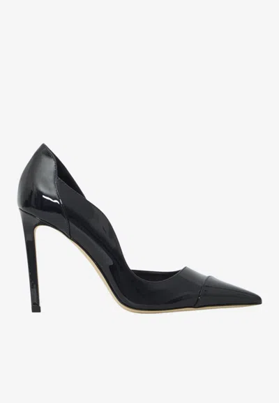 Jimmy Choo Brigitte 100 Patent Leather Pumps In Black