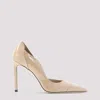 Jimmy Choo Brigitte 100 Patent Leather Pumps In Neutral