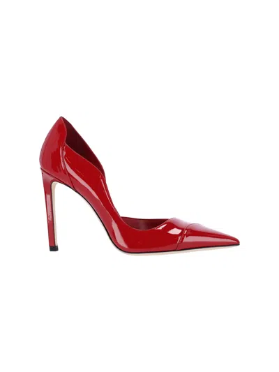 Jimmy Choo Brigitte Leather Heeled Shoe In Red