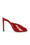 Jimmy Choo Brigitte 100mm Patent Leather Mule Pumps In Red